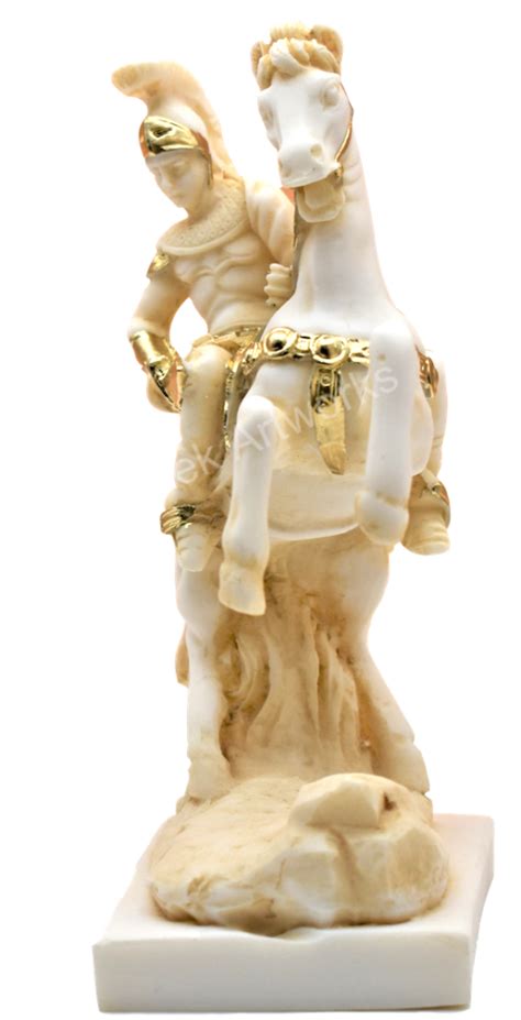 Alexander The Great Greek Macedonian King On Bucephalus Sculpture