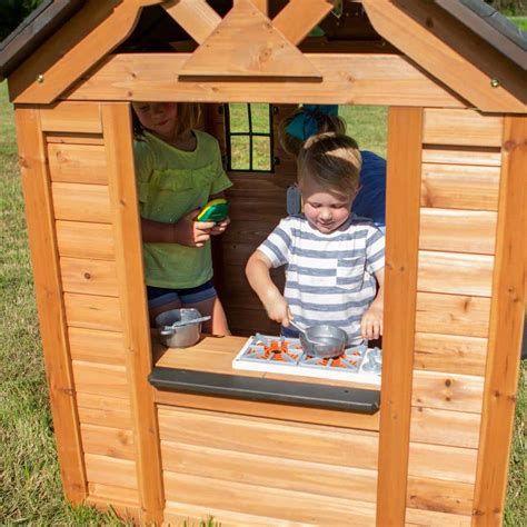 Buy Sweetwater Outdoor Wooden Playhouse with Kitchen Online at Lowest ...