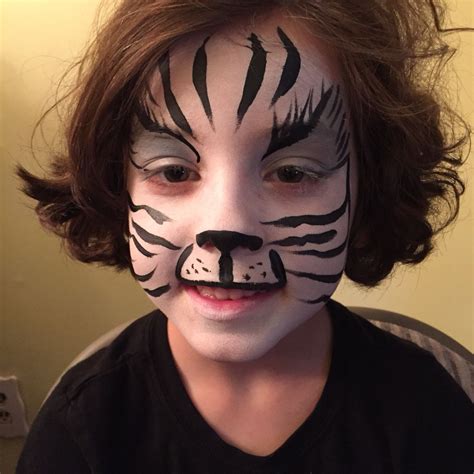 Tiger Face Paint Easy Tiger Face Paints Face Painting Easy White