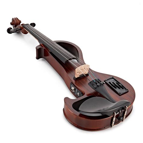 Hidersine Hev Electric Violin Zebrawood Finish At Gear Music