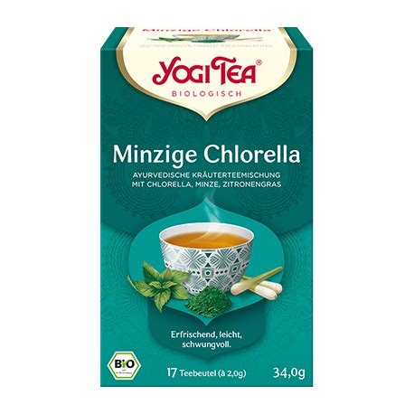 Yogi Tea Minzige Chlorella Teebeutel Miraherba Bio Tee