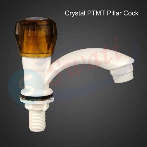 Swati Pvc Ptmt Crystal Pillar Cocks For Bathroom Fitting Size 15mm