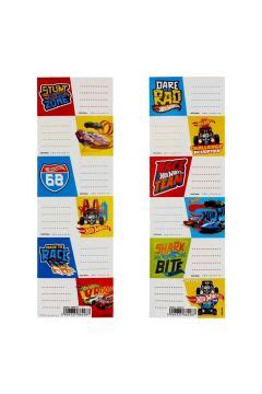 Starpak Naklejki Na Zeszyt Hot Wheels Szt Taniaksiazka Pl