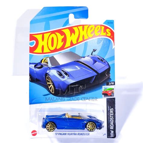 Jual Hot Wheels 17 Pagani Huayra Blue F 2023 Shopee Indonesia