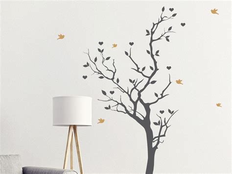 Sticker Arbre Coeurs Oiseaux Magic Stickers