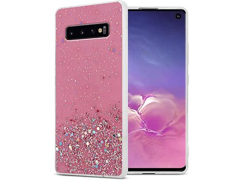 Funda para móvil Funda protectora con purpurina brillante CADORABO