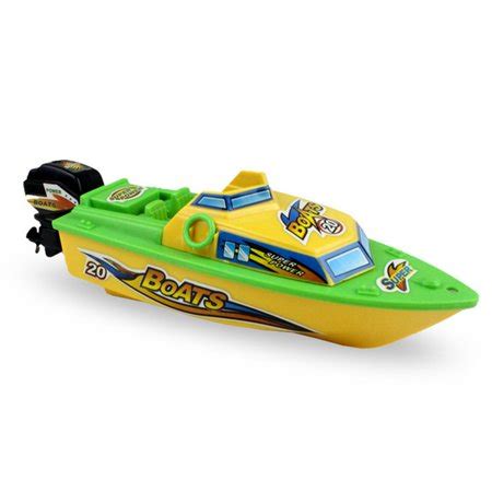 Wind up Boat Toy Plastic Floating Boat Toy Bath Toy for 1-4 Years Old ...