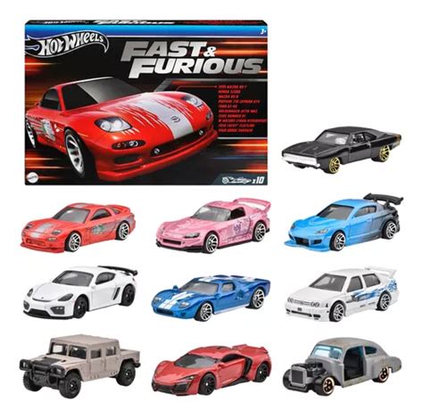 Hot Wheels Rapido Y Furioso Fast And Furious Set Carros Cuotas Sin Inter S