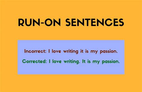 Run On Sentences How To Spot And Fix Them Esl Advice