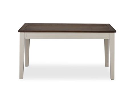 Caylie Dining Table Ivory Driftwood Leons