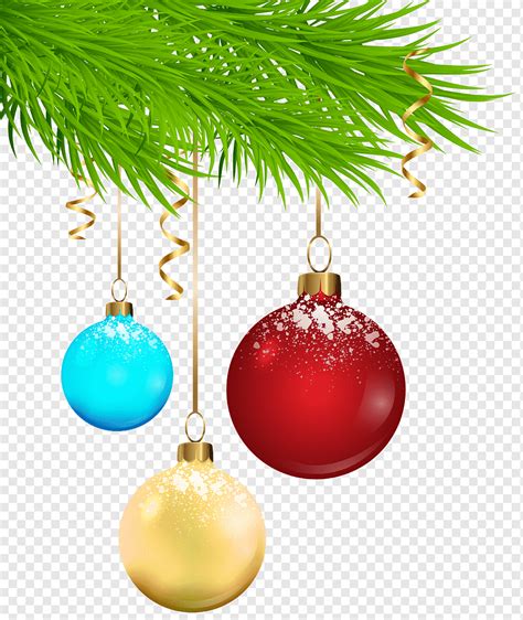 Three Assorted Color Christmas Baubles Art Christmas Tree Christmas