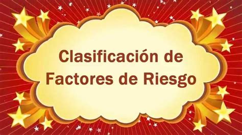 Clasificacion De Factores De Riesgo Youtube