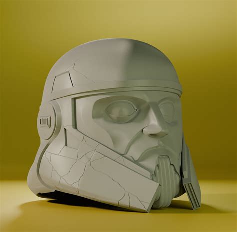 Captain Enoch 3d Print 3d Printed Helmet Replica Star Wars Props