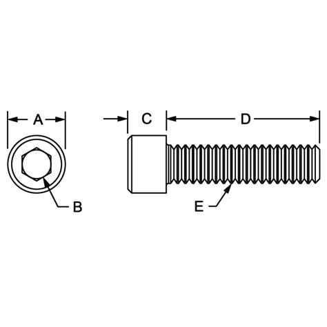 M X Mm Socket Head Cap Screw Shcs