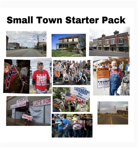 Small Town Starter Pack Starterpacks