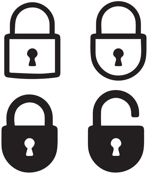 Pad Lock Lock Icon On Transparent Background 21013516 Png