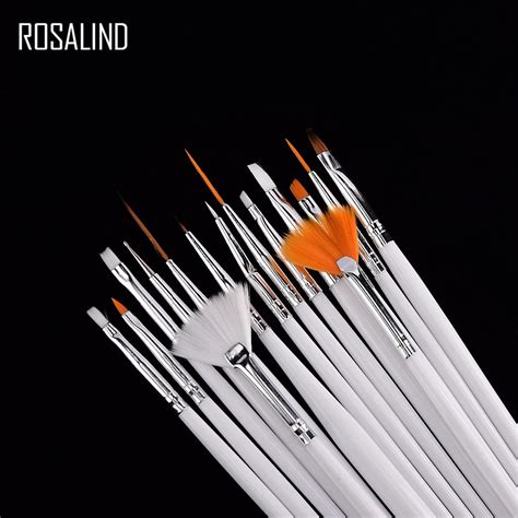 Rosalind, 15 шт., кисти для маникюра, для салонов, новая Гелевая Кисть ...