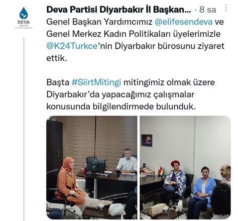 Muhbir On Twitter Deva Partisi Diyarbak R L Ba Kanl N N