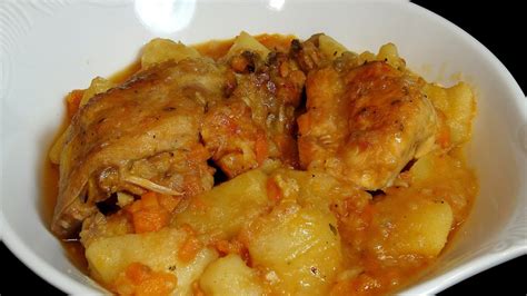 Pollo Guisado Con Patatas Youtube