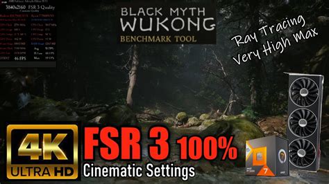 Xtx X D Black Myth Wukong Benchmark Tool K Fsr