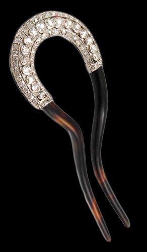 Cartier Diamond Hair Pin Bijoux Peigne Barrettes