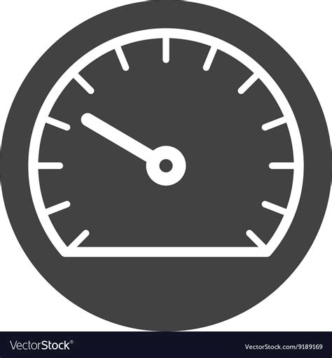 Speedometer Royalty Free Vector Image Vectorstock