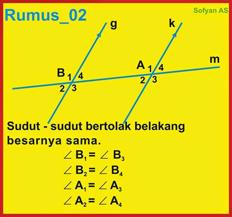 Rumus Garis Dan Sudut Pengertian Jenis Jenis Dan Contohnya Images ...