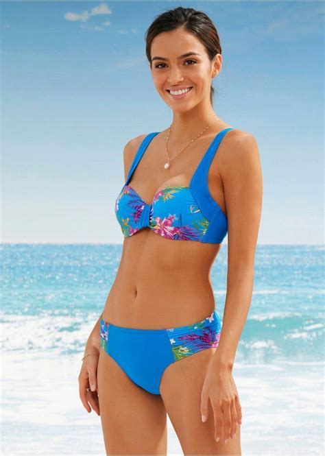 BPC NIEBIESKIE BIKINI USZTYWNIANE Z WZOREM 42 80E 12408676805