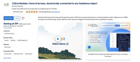 123FormBuilder installation for Salesforce 