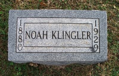 Noah Valentine Klingler Find A Grave Memorial