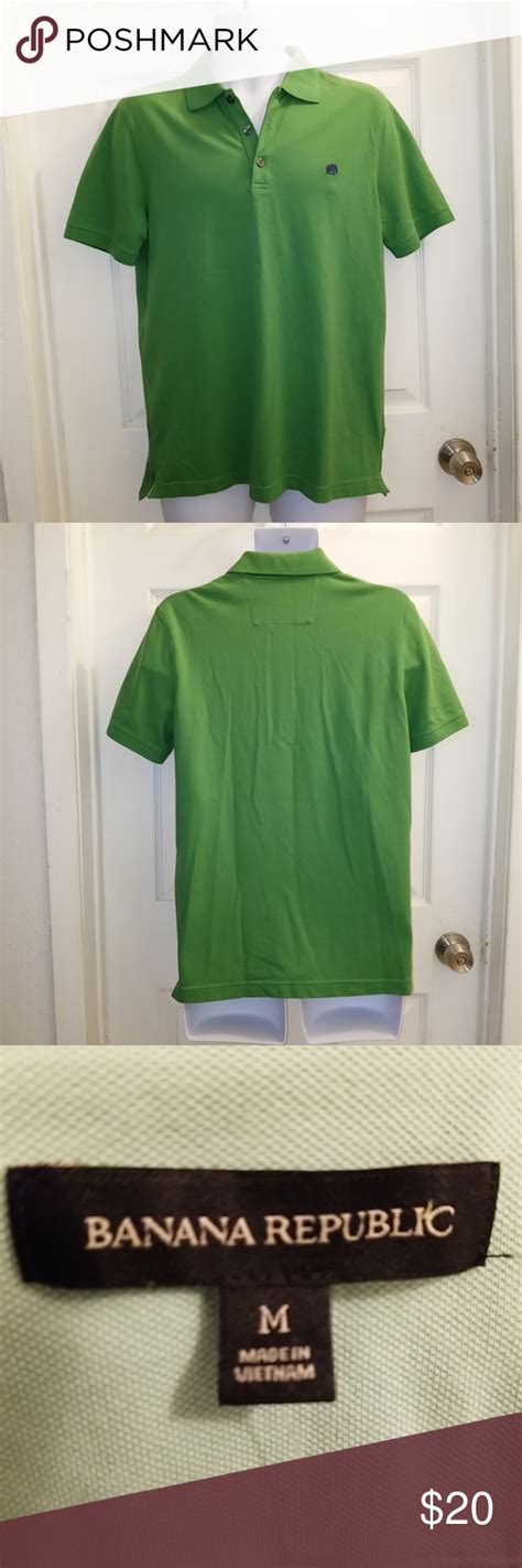 Banana Republic S S Polo Shirt Banana Republuc Short Sleeved Polo Shirt