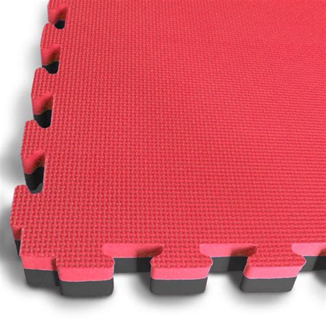 40mm EVA Interlocking Jigsaw Gym Mats Black Red EVA Mats