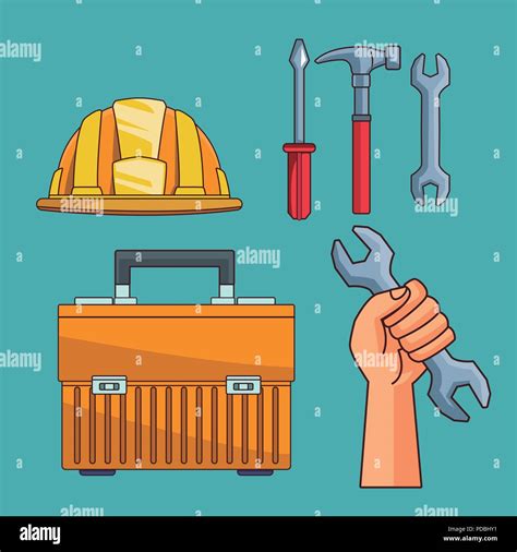 Set Of Construction Tools Stock Vector Image And Art Alamy