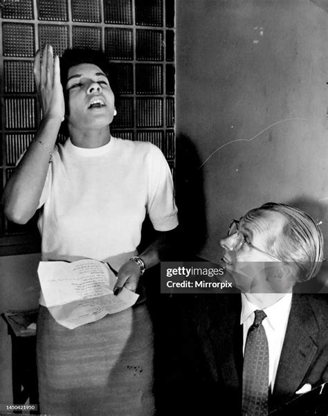 Shirley Bassey, the 19 year old torch singer from Tiger Bay, Cardiff... News Photo - Getty Images