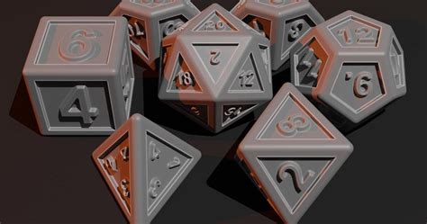 Another Dice Set for DnD by Udo's 3D World | Download free STL model | Printables.com