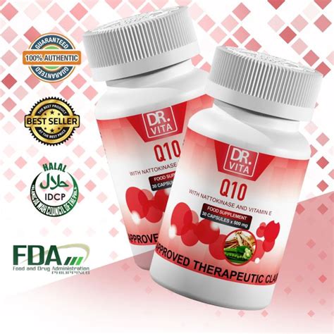 Dr Vita Q10 With Nattokinase And Vitamin E Set Of 2 Lazada Ph