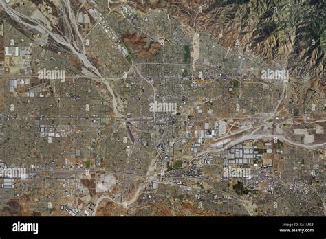 Aerial Photo Map Of City Of San Bernadino San Bernadino County