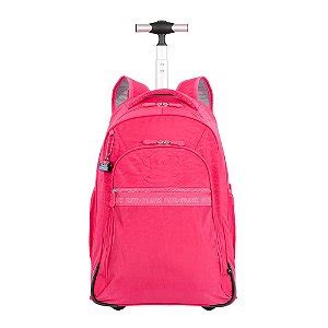 Mochila Sestini Paul Frank T03 20 Litros Dark Pink Viajante Moderno