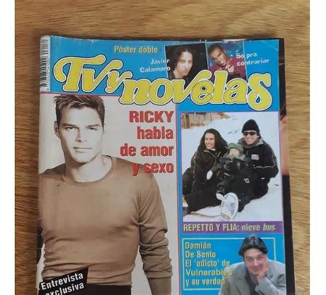 Revista Tv Novelas 131 Ricky Martin Del Boca Colombini Five MercadoLibre