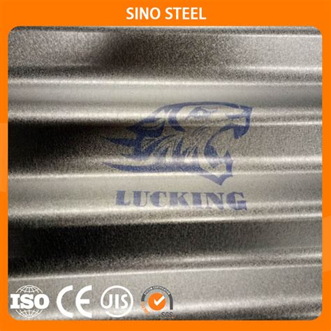High Quality Sghc Hot Dipped Zinc Coate Steel Corrugated Metal Plate Roofing Sheet China