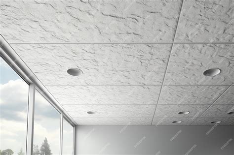 Premium Photo | Mineral Fiber Ceiling Tiles