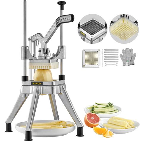 VEVOR Commercial Vegetable Fruit Chopper 1 4 Blade Heavy Duty