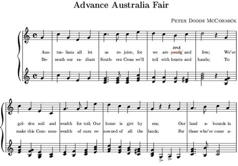 vadon Elveszett véletlen australian anthem lyrics Vicces különböző henger