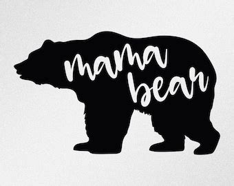 Gay Pride Proud Mama Bear Decal Sticker Mama Bear Decal Mama Etsy