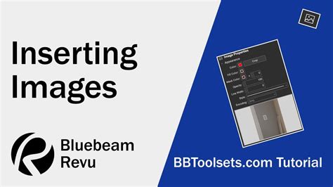 How To Insert An Image In Bluebeam Revu And More Youtube