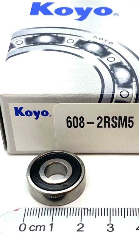 608 2RS KOYO JAPAN Single Row Radial Bearing (SKF, NTN, FAG 2RSR,NSK VV ...