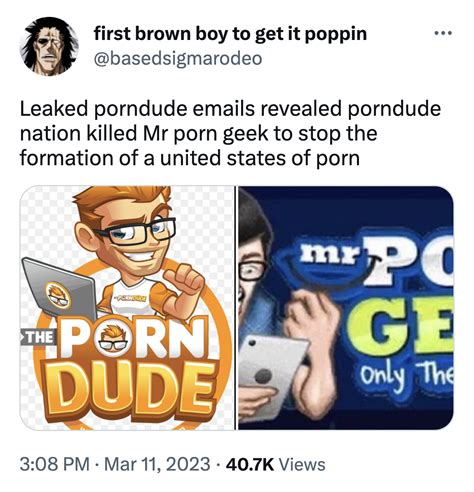 The P Dude Vs Mr P Geek Meme The Porn Dude Mr Porn Geek Know Your Meme