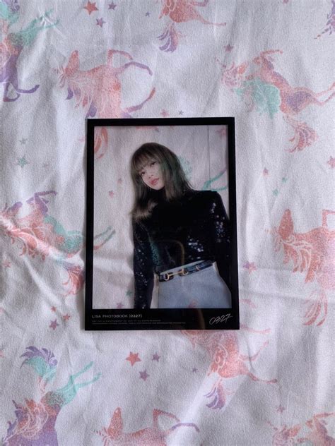 BLACKPINK LISA 0327 LIMITED EDITION PHOTOBOOK TRANSPARENT POLAROID