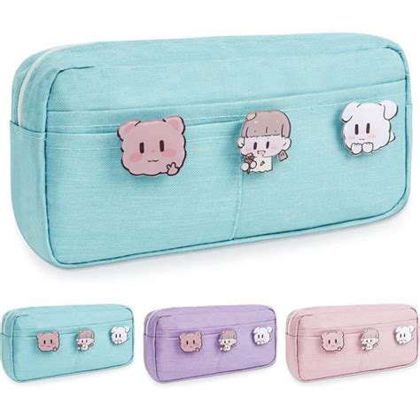 Trousse Crayons Kawaii Pour Filles Tui Crayons Esth Tique