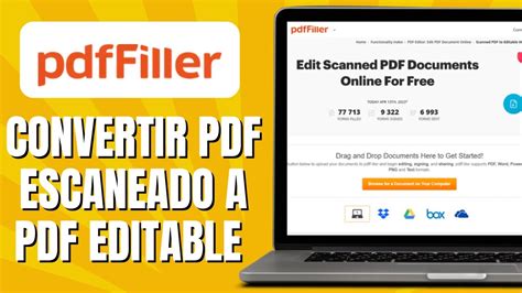 C Mo Convertir Un Pdf Escaneado A Pdf Editable F Cil Y R Pido Youtube